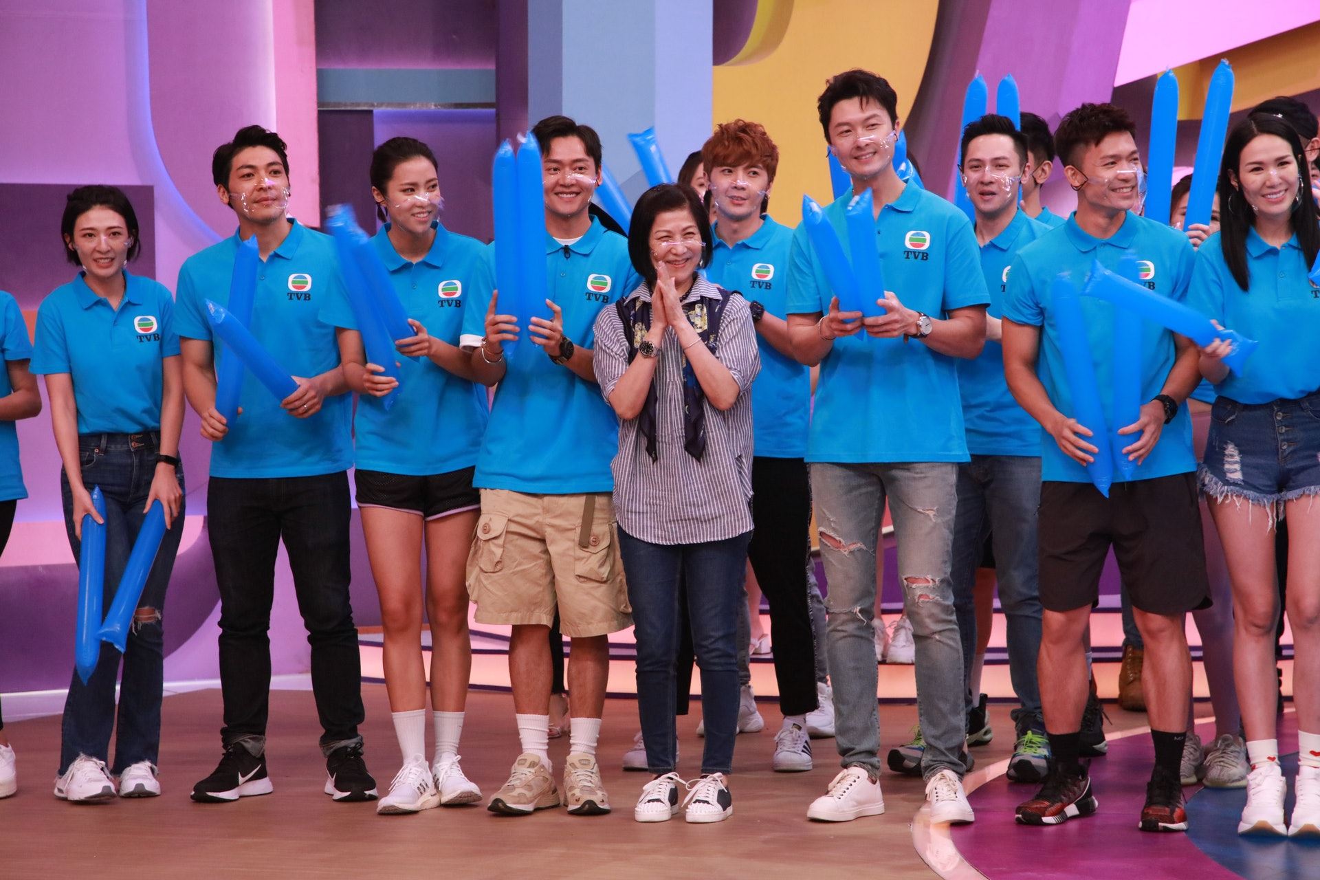 tvb举办【明星运动会】❗️王浩信、方力申、谭俊彦领三队出战🔥