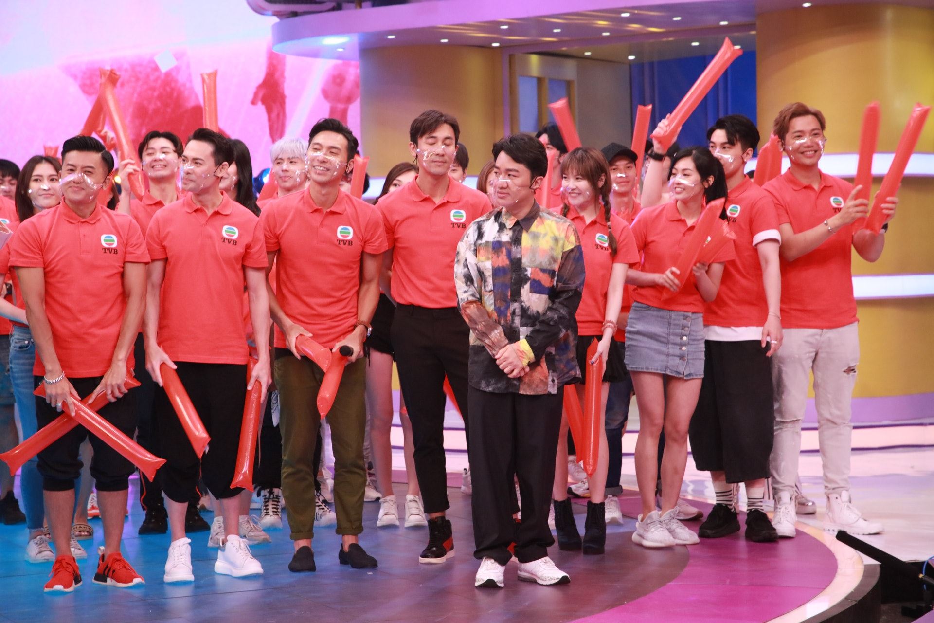 tvb举办【明星运动会】❗️王浩信、方力申、谭俊彦领三队出战🔥