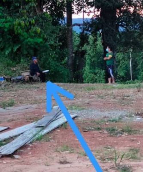 warga emas positif covid-19 'menyorok' di kebun