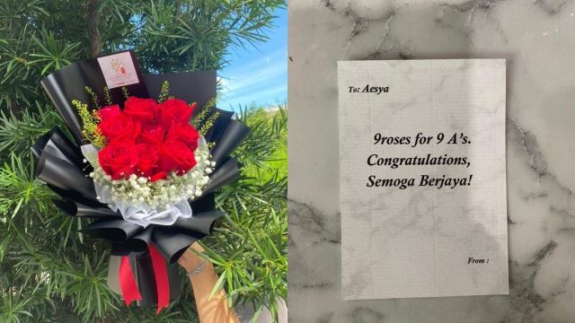 aedy ashraf tunai janji hadiahkan bunga, khas buat peminat peroleh keputusan 9a spm