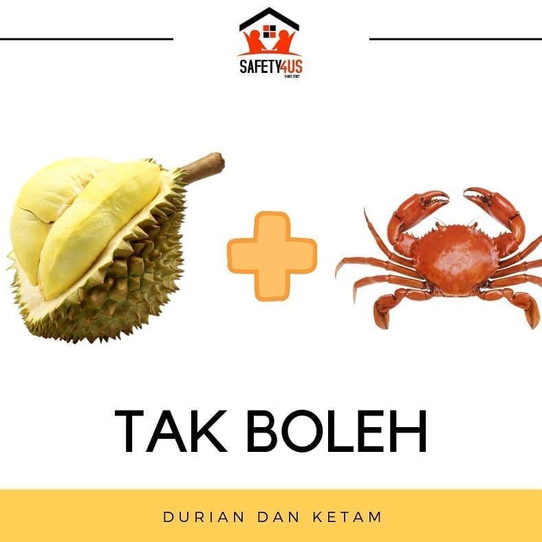 nampak gaya musim durian bakal tiba, kena ingat ada 6 jenis makanan tak boleh campur dengan durian!