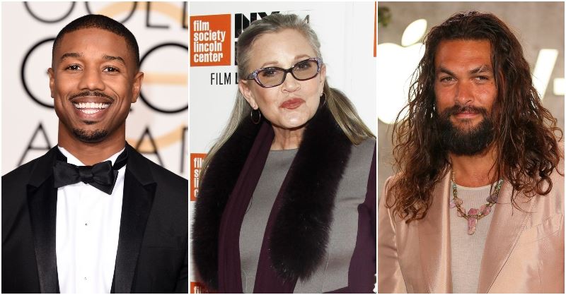 carrie fisher, jason momoa, michael b. jordan and more set to receive stars on the hollywood walk of fame