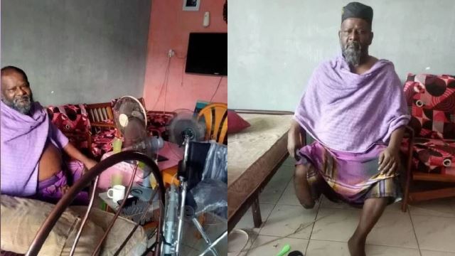 sudah jatuh ditimpa tangga, mualaf reda terima ujian kehilangan kaki akibat diabetes dan sakit jantung