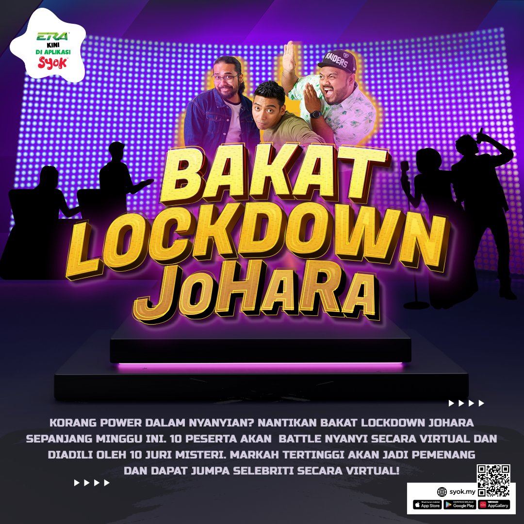 nak sumbang suara? serlahkan bakat nyanyian anda dengan sertai bakat lockdown johara 