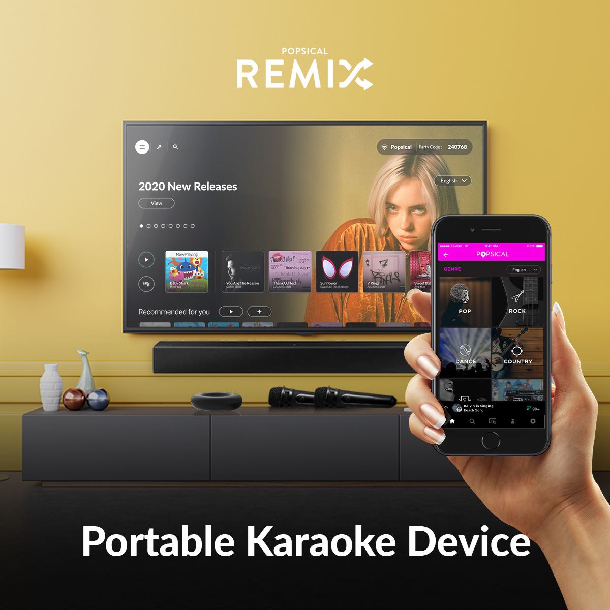 this home karaoke system lets you take your karaoke party anywhere you want