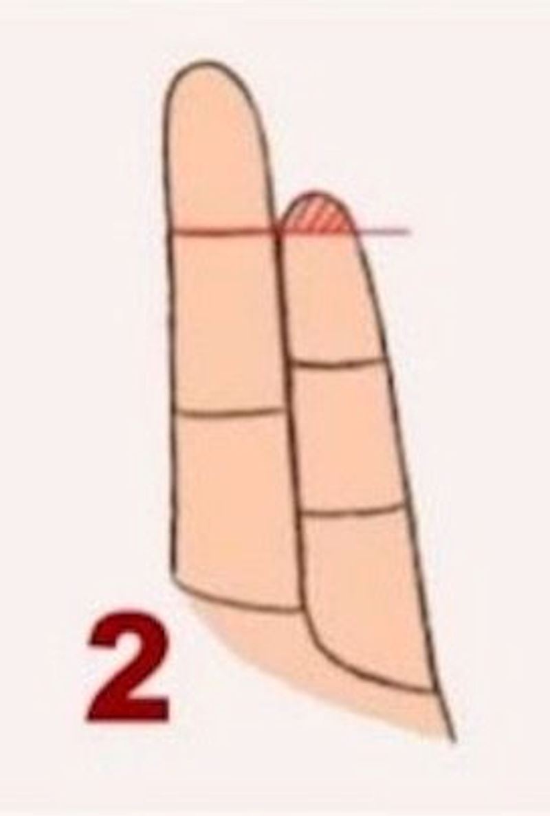 超准手指心理测验❗️尾指长短看你的性格👋