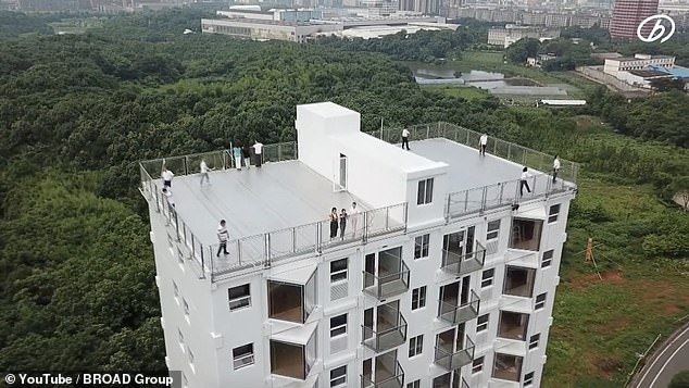 cepatnya! china ambil masa 28 jam bina pangsapuri mampu milik 10 tingkat