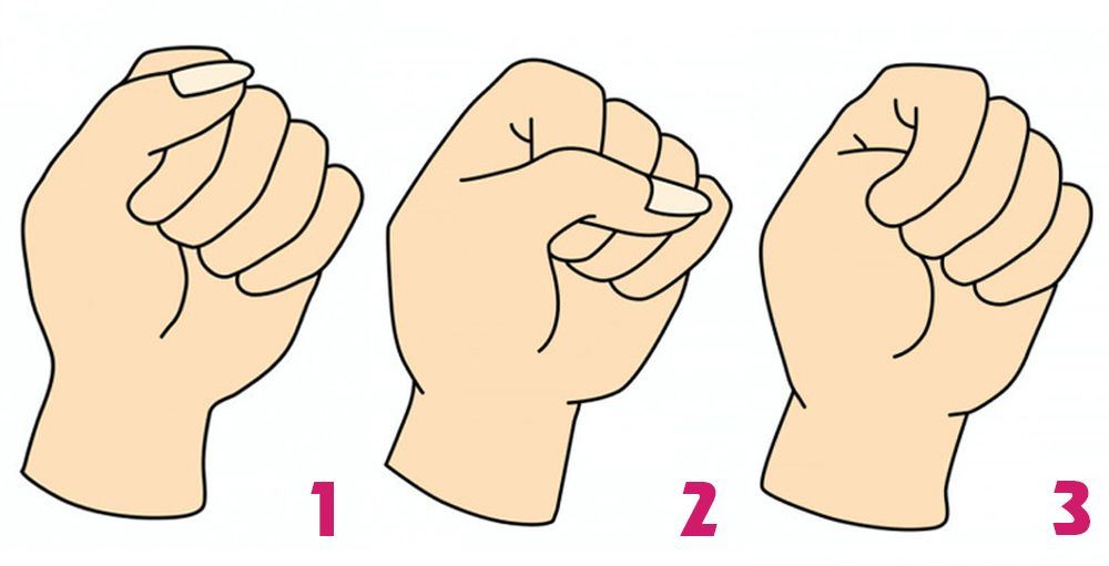 日本超红测验!「握拳姿势」看你的真实爱情观