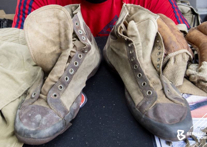 a vintage shoe collector from kelantan sells 104-year-old converse for rm40,800