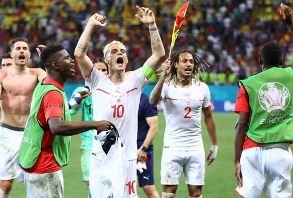euro 2020: switzerland berjaya mara ke suku akhir setelah 67 tahun percubaan