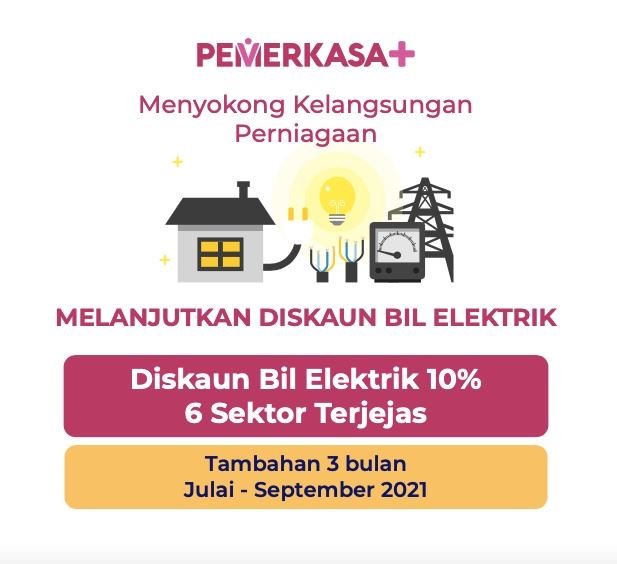 semak diskaun bil elektrik yang mungkin anda terima mulai 1 julai