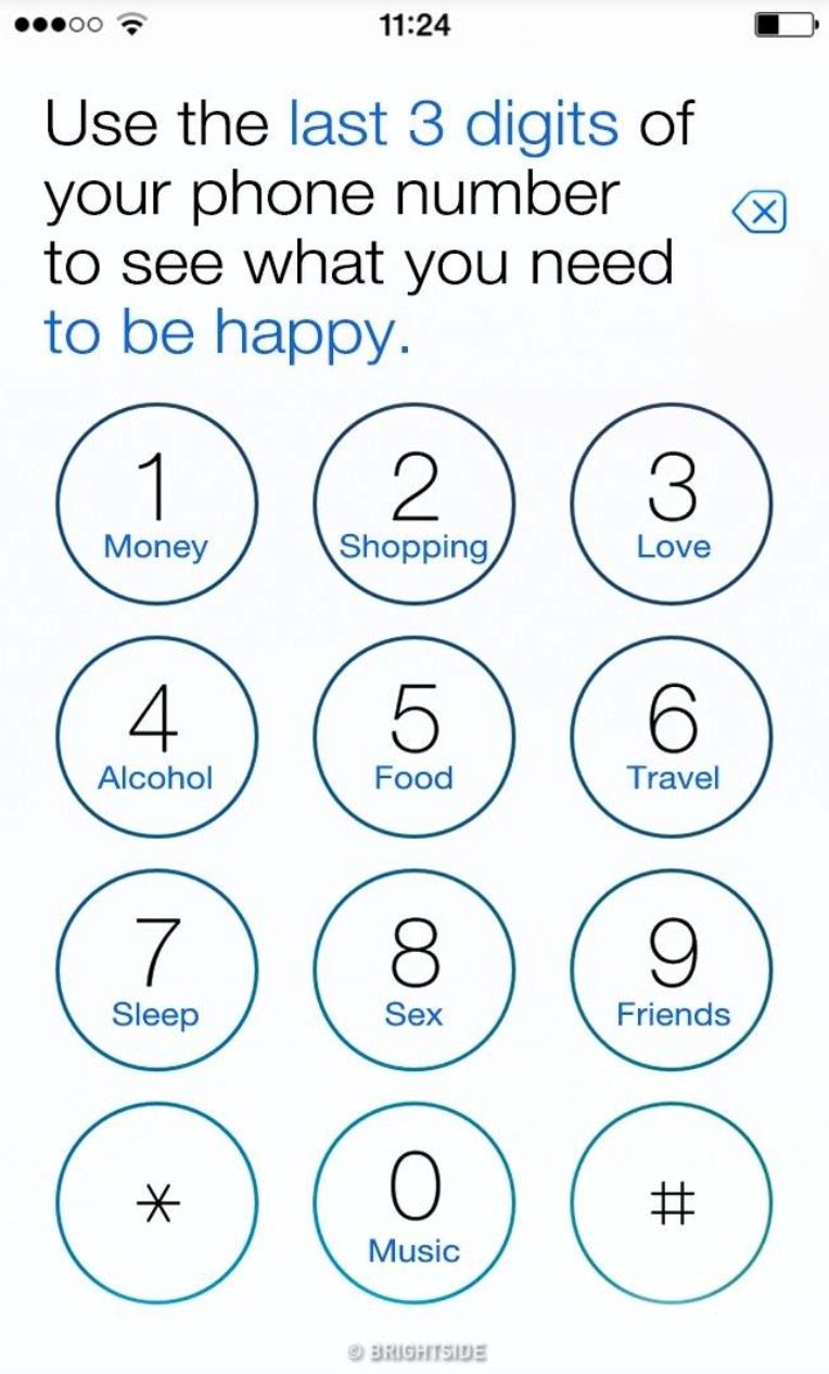 【心理测验】你的电话号码最后三个号码❗️测出你的快乐来源🔥