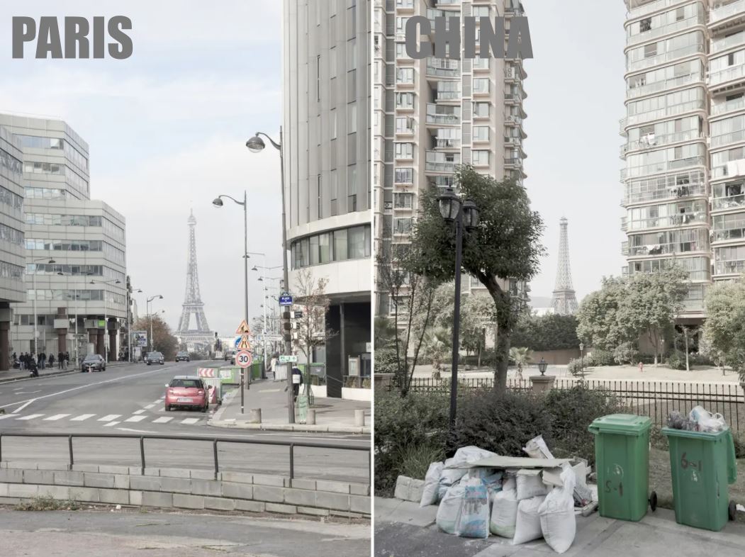 sebiji sama, china pun dah ada menara eiffel mirip paris