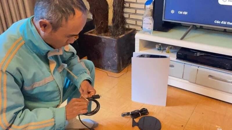 ps5 seller became real-life plash speed to help buyer install console