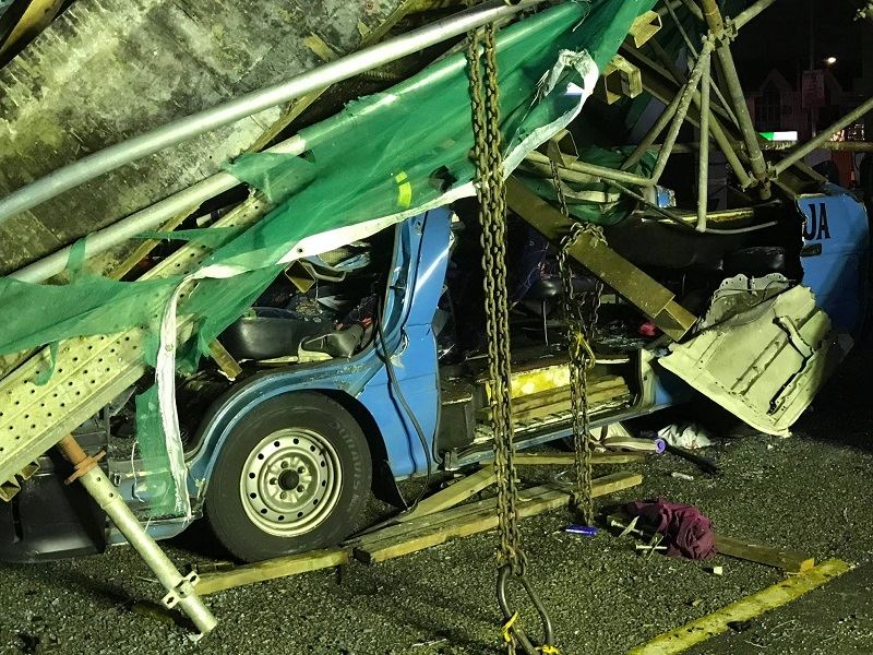 two dead, three injured in suke highway incident