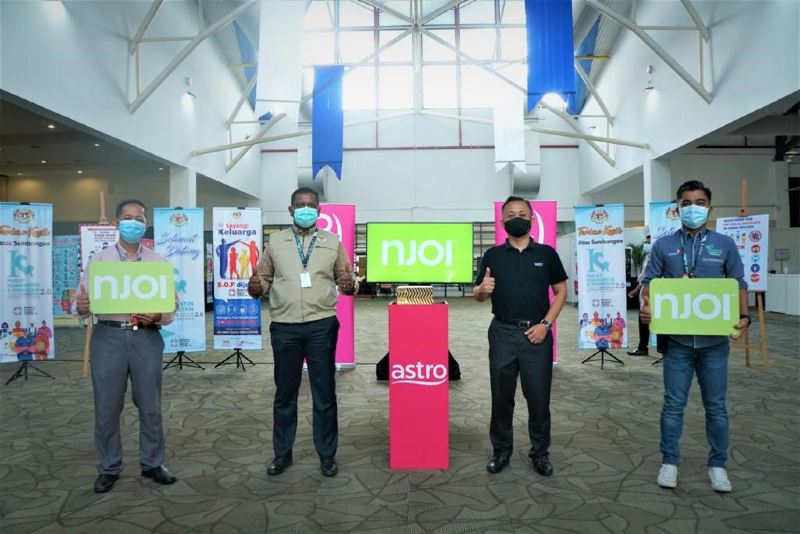 covid-19 quarantine centres nationwide will be getting njoi decoders and tv sets!