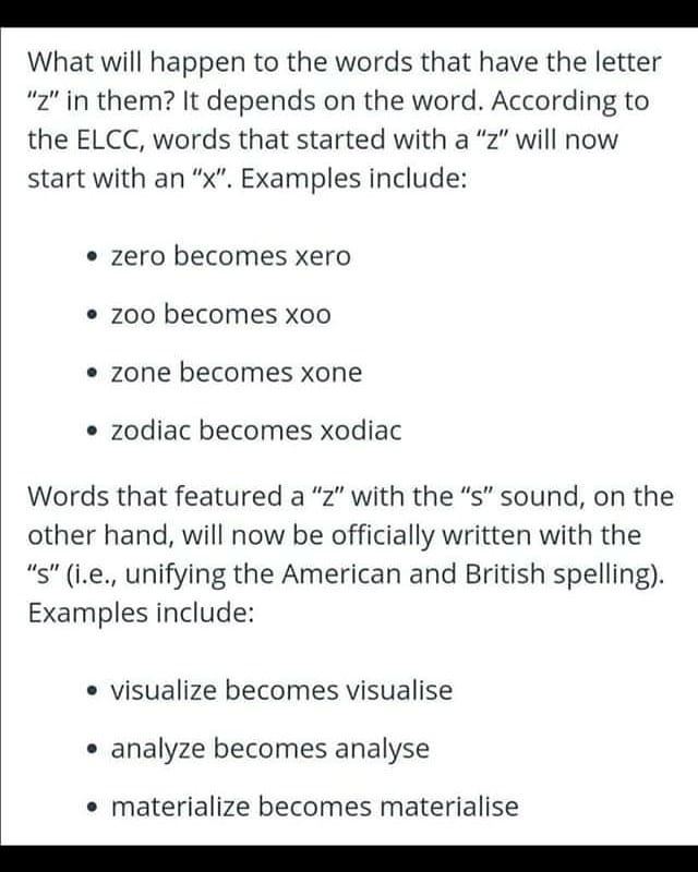 kisah disebalik cerita huruf z akan dibuang daripada senarai abc