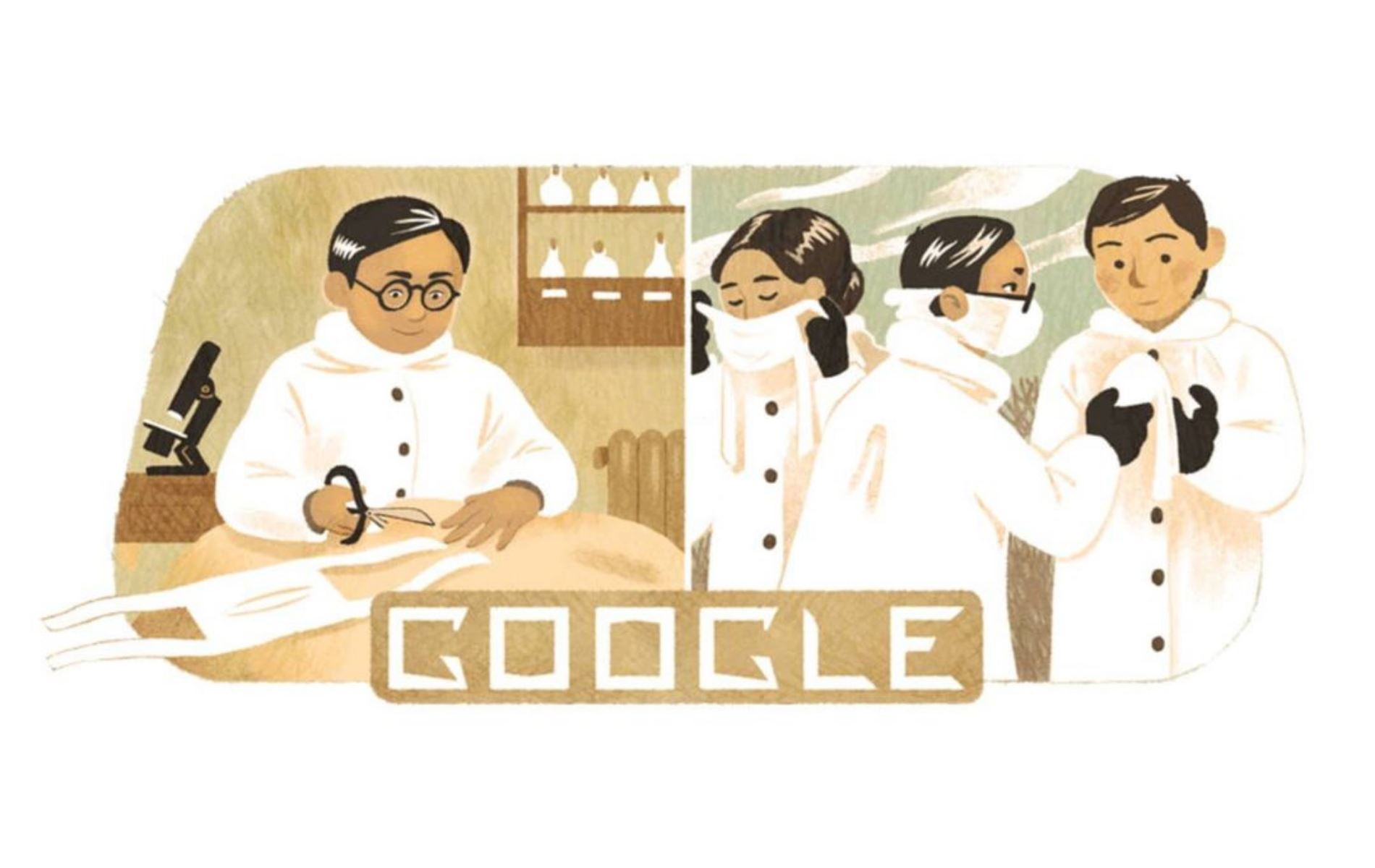 google doodle honours malaysian doctor who created n95 mask precursor