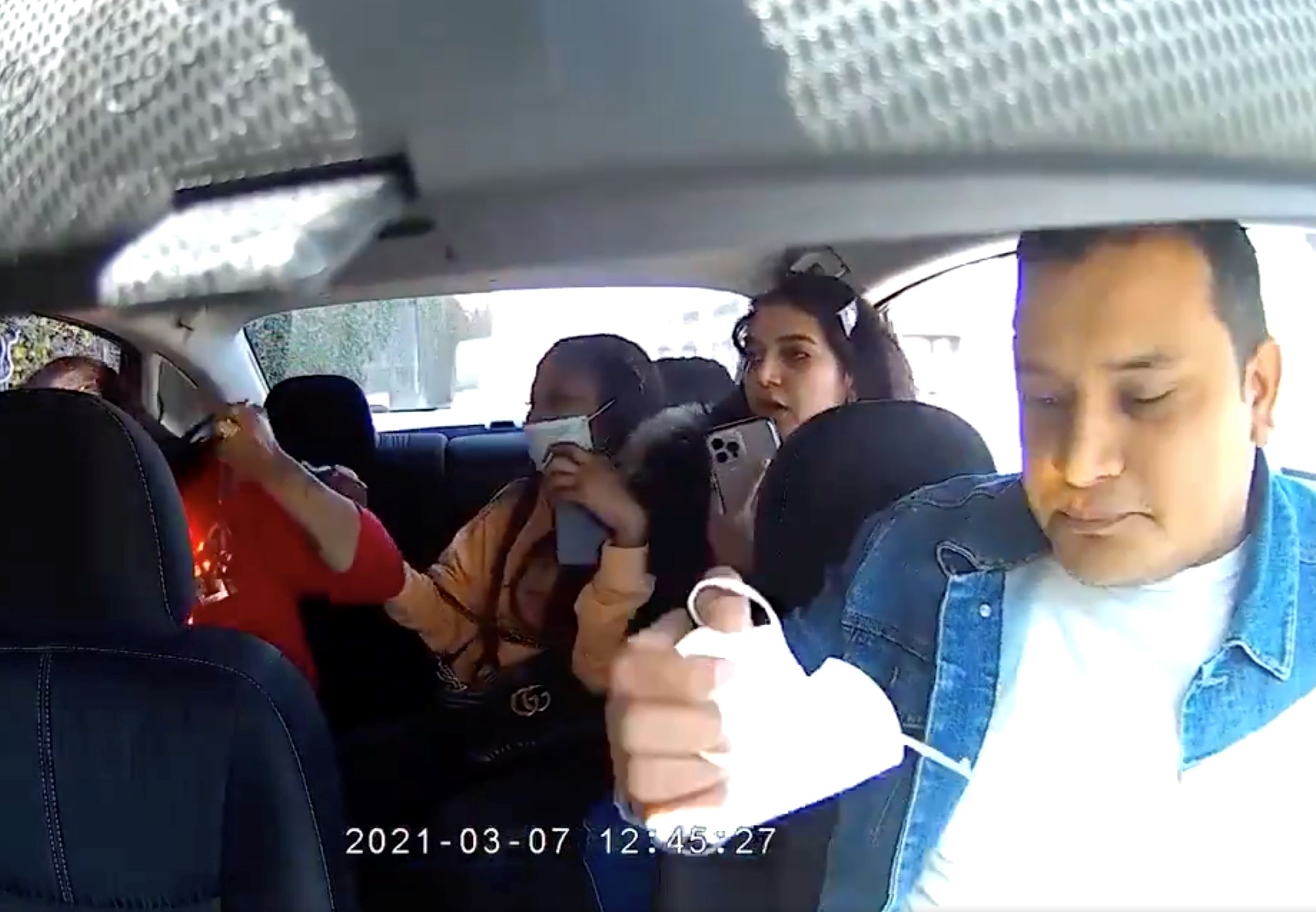 asian ride-hailing driver coughed on and pepper sprayed by riders