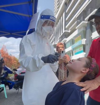 bakal bernikah esok, risteena terketar-ketar buat ujian calitan