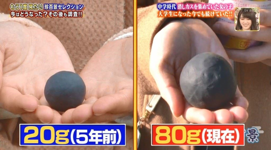 teen spent 11 years rolling his eraser dust into a giant 1kg ball!