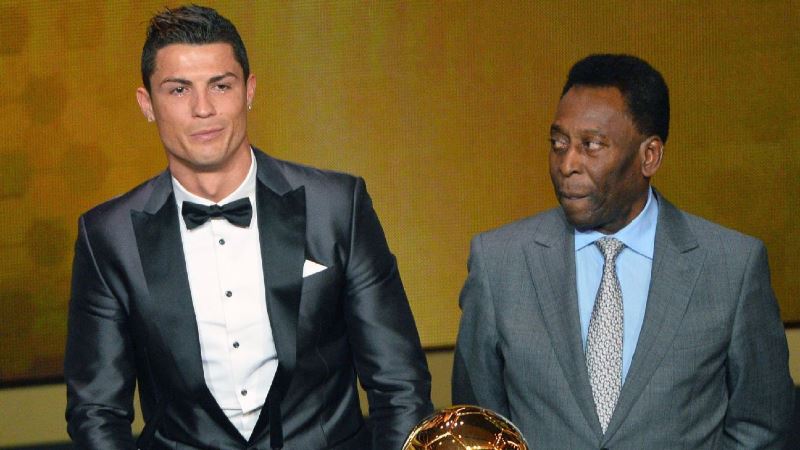 the great pele has congratulated ronaldo for goal milestone