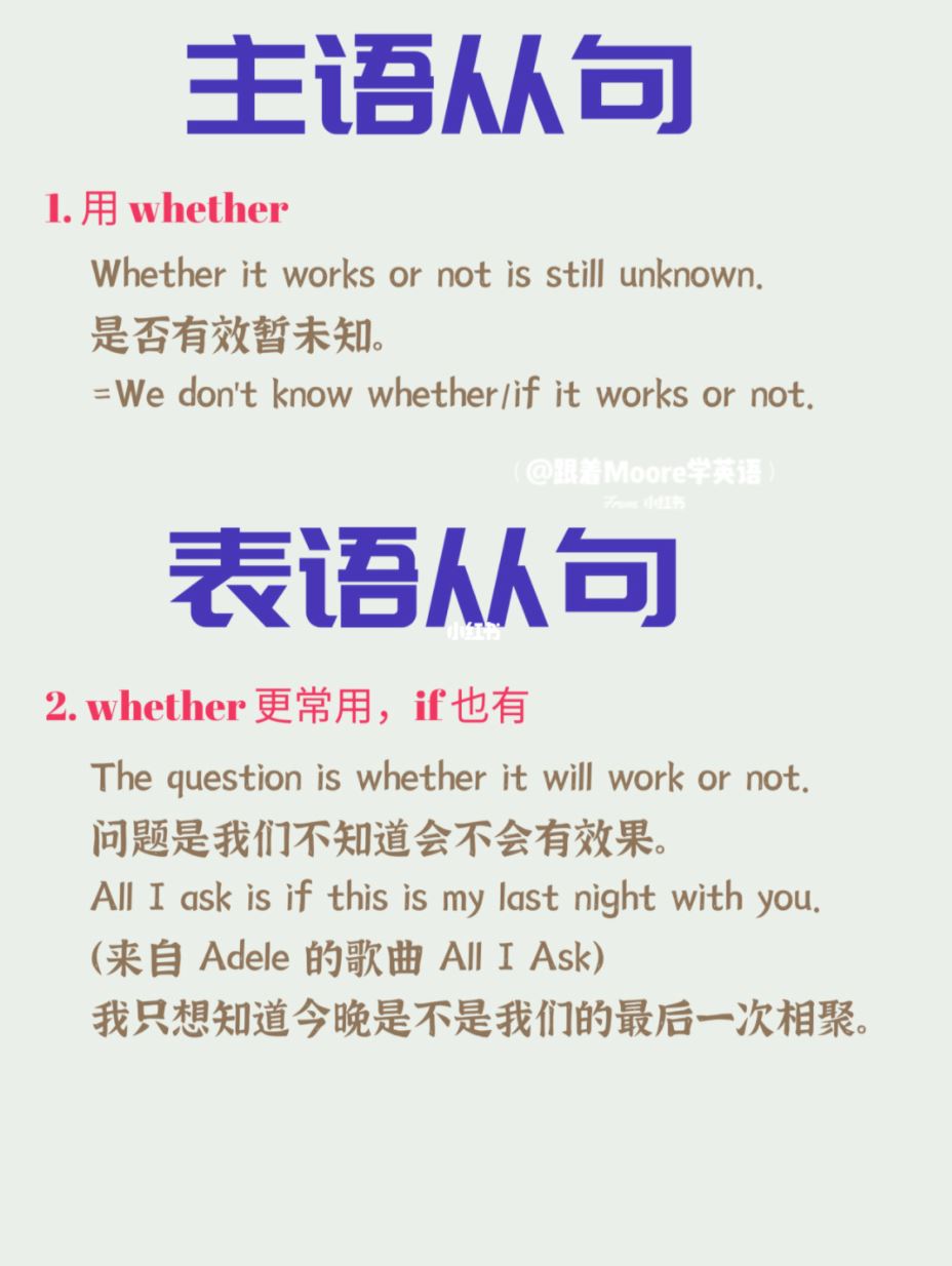📖「if」和「whether」用法大揭秘❗️不同的哟
