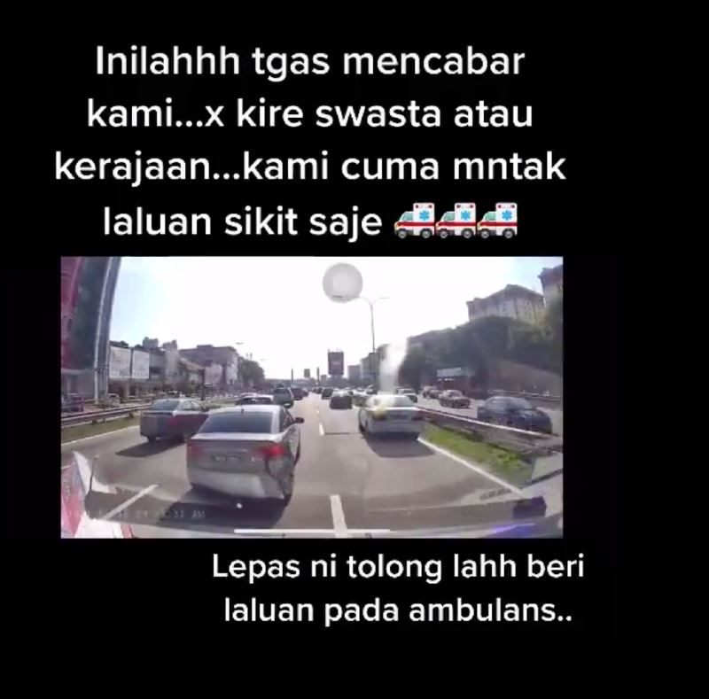 video of car blocking an ambulance’s way goes viral, car owner apologises