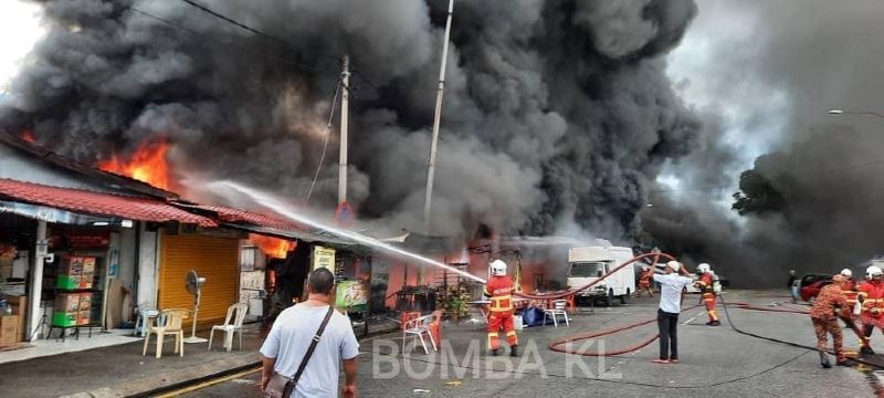 over 40 stalls destroyed in yesterday’s pasar dato keramat fire