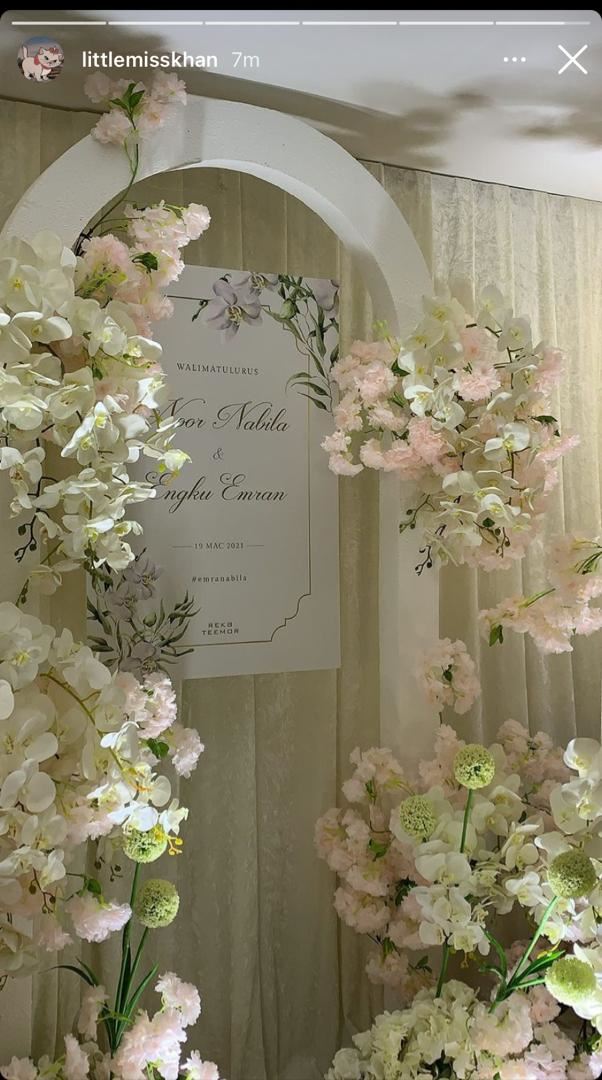 noor nabila dan engku emran selamat nikah!