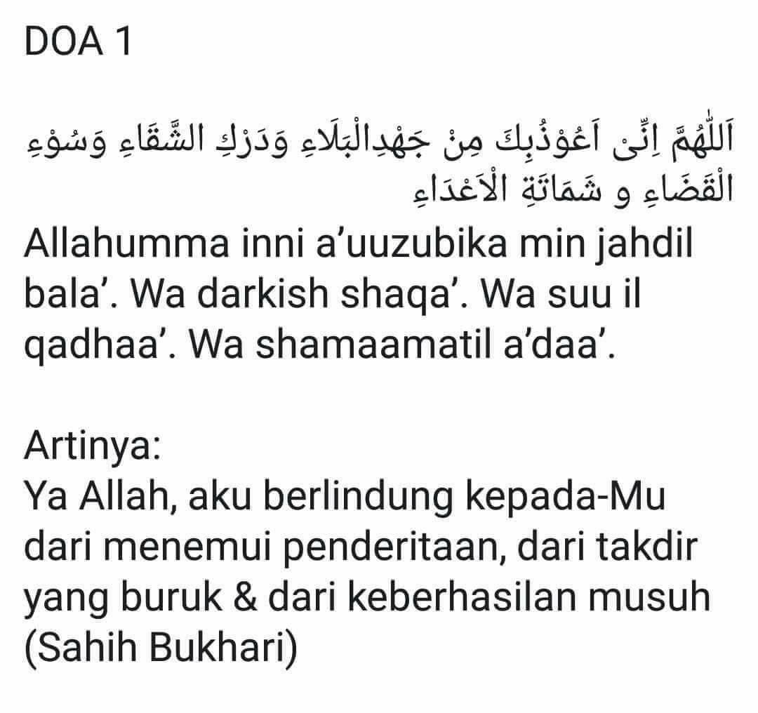 rasa resah, sedih, takut atau stres, boleh baca 7 doa pendek ini!