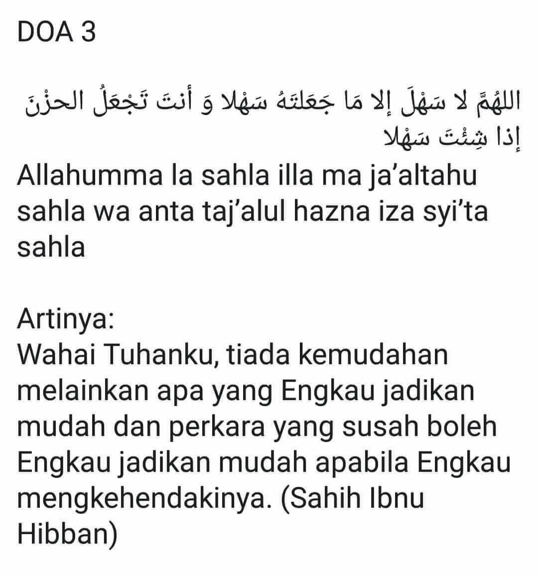 rasa resah, sedih, takut atau stres, boleh baca 7 doa pendek ini!