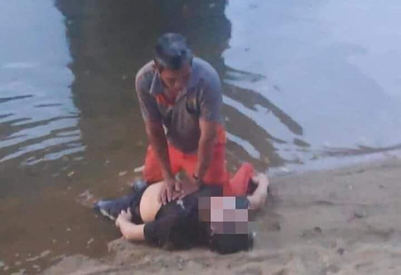 man tries to take his own life by jumping off a bridge, saved by the public