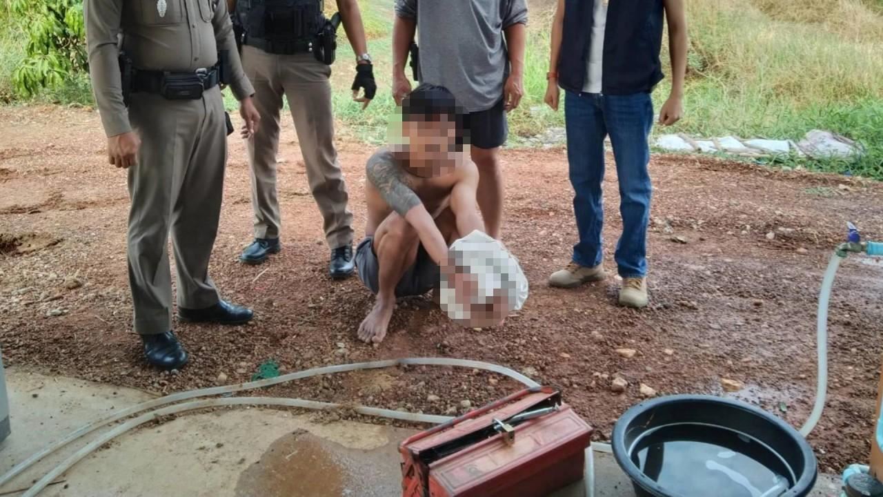 robber falls asleep with aircond on till morning because he was too tired