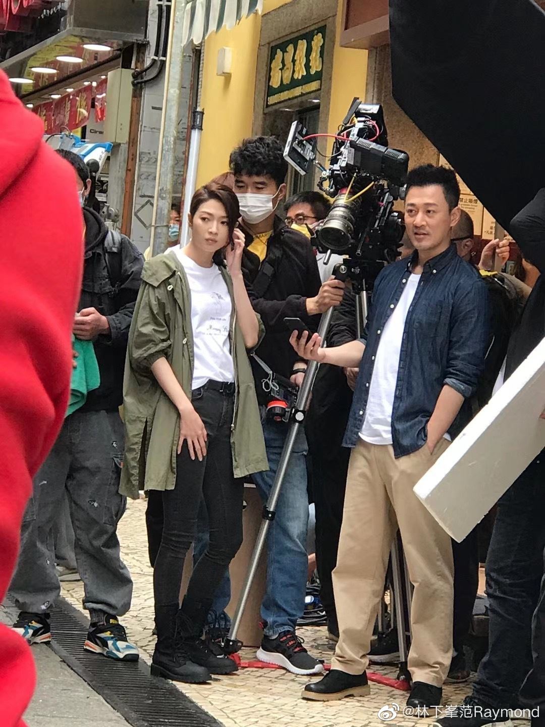 【多图】《黑金风暴》路透照曝光❗️演员阵容公开：林峯、梁竞徽、连诗雅、蔡思贝