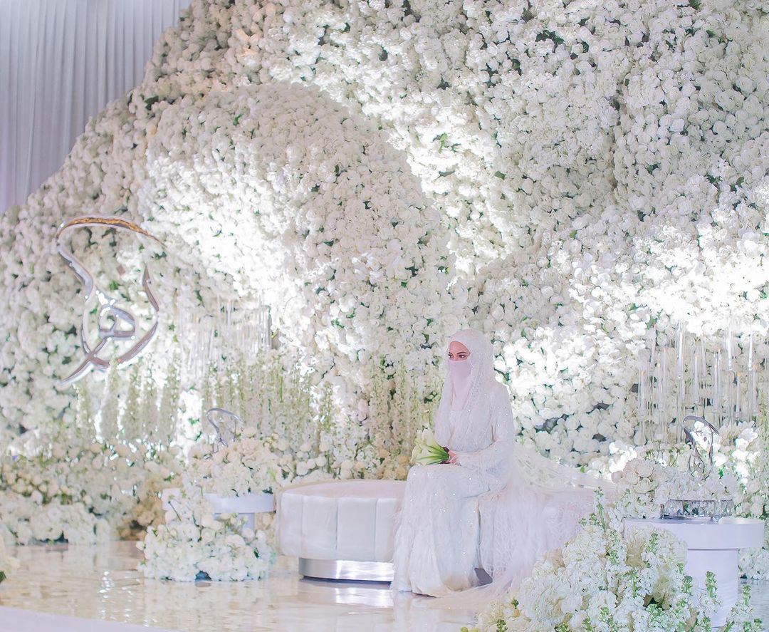 gunung pertemuan adam dan hawa, jabal rahmah jadi sumber inspirasi bagi pelamin neelofa & pu riz!