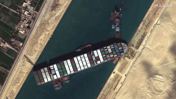 here's the current situation with the ship stuck in the suez canal