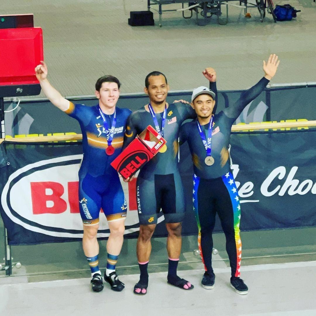 shah firdaus jelmaan zii jia sukan berbasikal