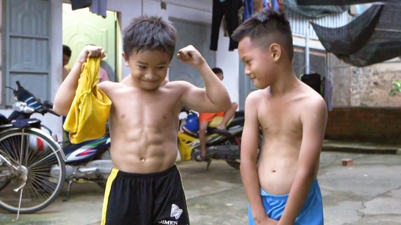 10yo vietnamese boy is seriously ripped due to rare medical condition