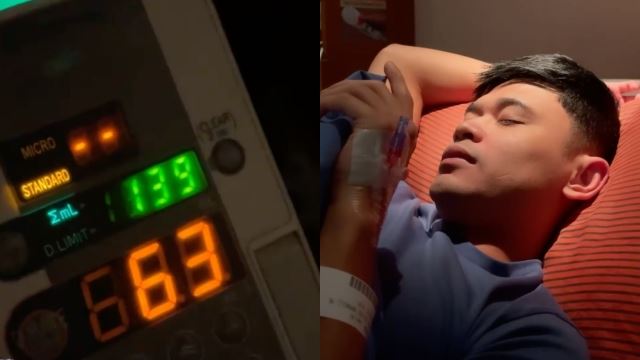 tak tahan rasa sakit di pinggang, andi bernadee dimasukkan ke hospital akibat buah pinggang bengkak