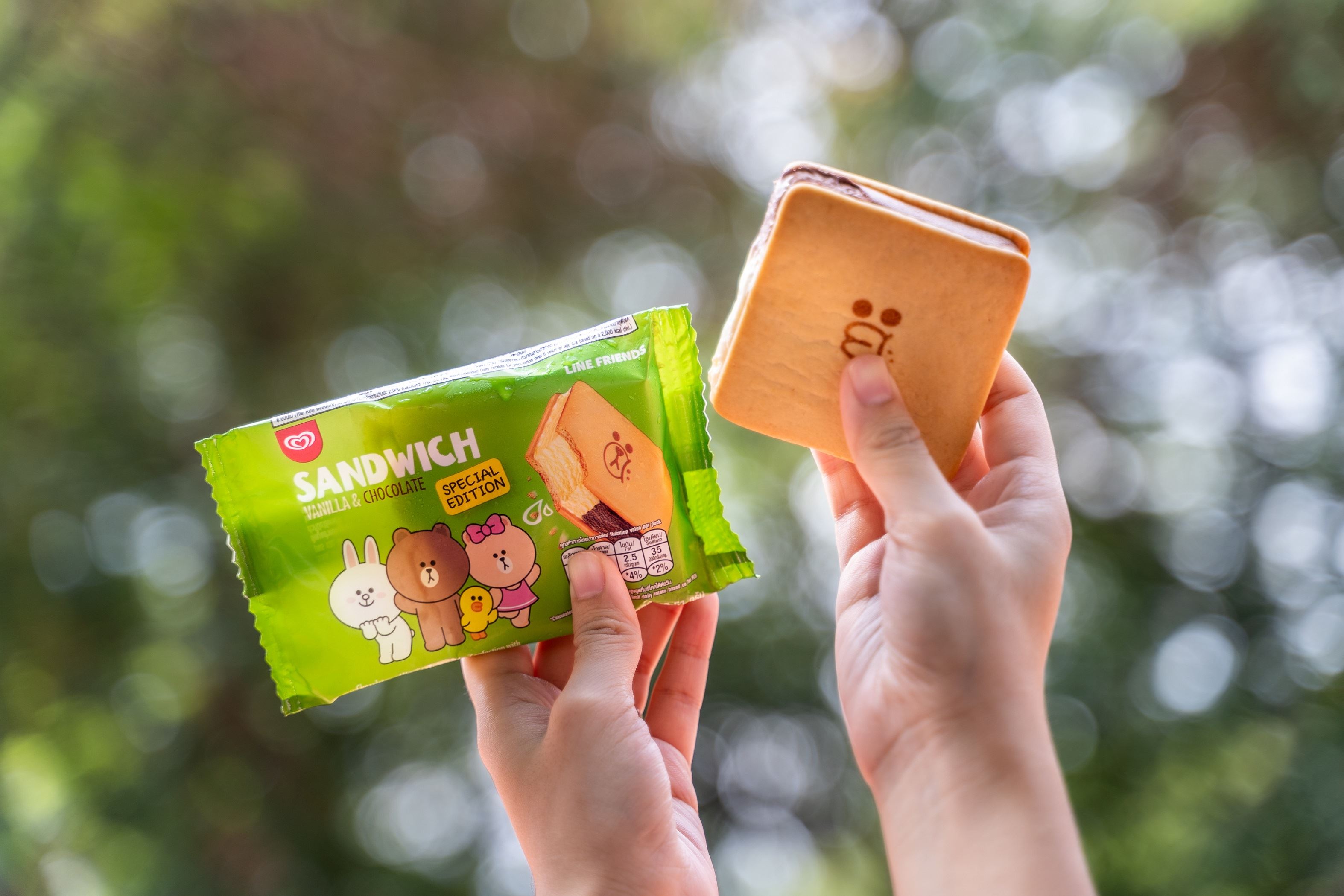 line friends与wall's malaysia推出全新特别版「三明治」冰淇淋，只需rm2！