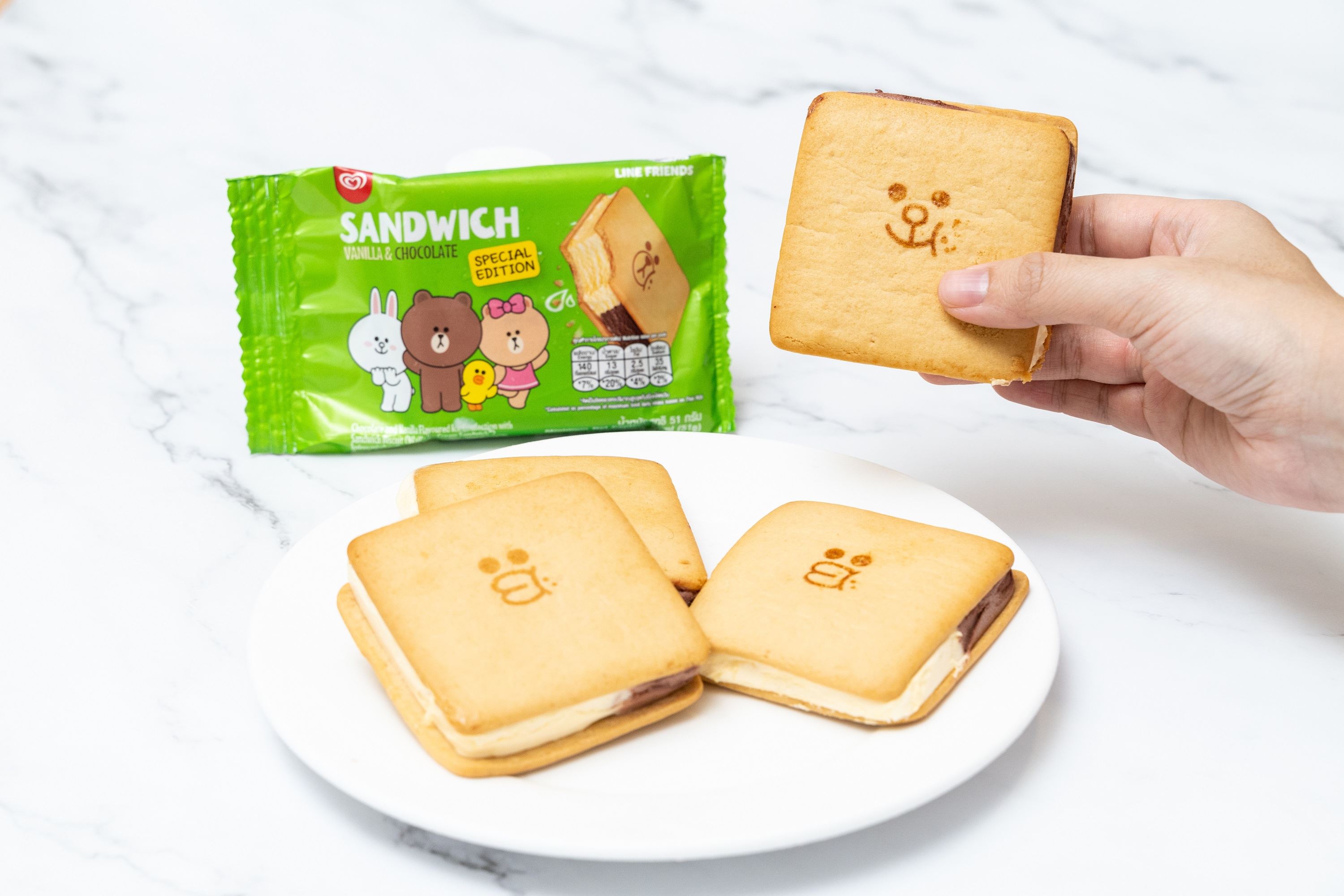 line friends与wall's malaysia推出全新特别版「三明治」冰淇淋，只需rm2！