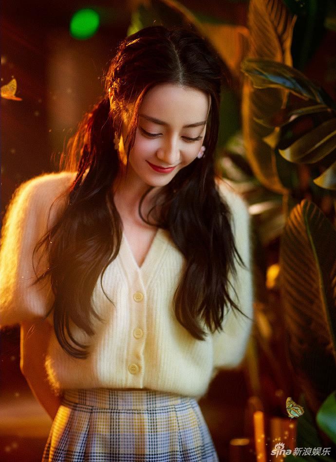 【多图】迪丽热巴编发造型好青春❗️再印证「零死角」