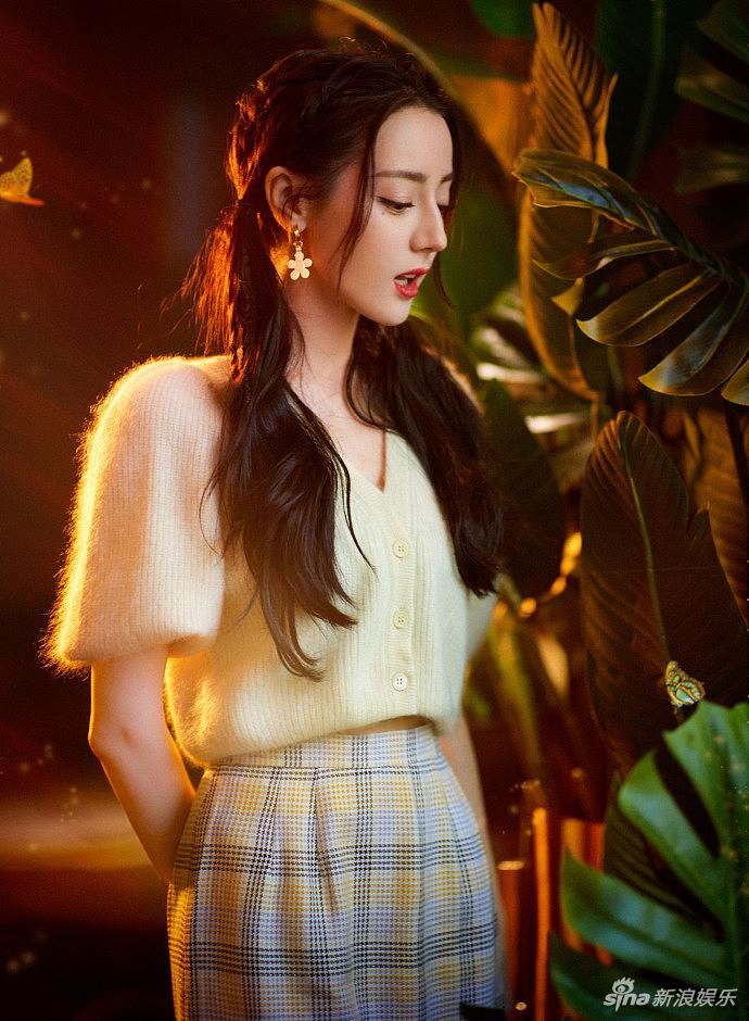 【多图】迪丽热巴编发造型好青春❗️再印证「零死角」