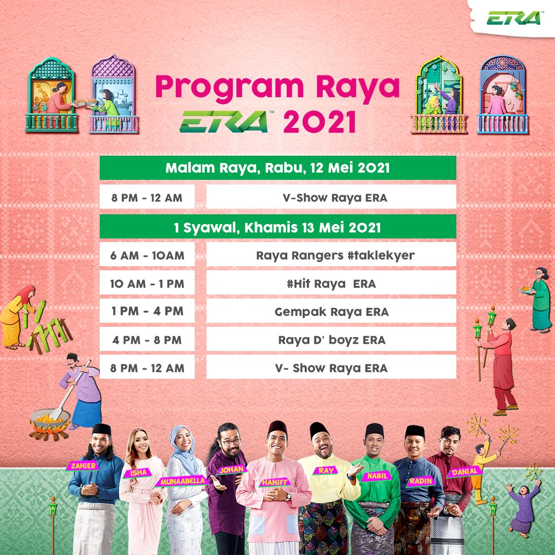 pkp kena duduk rumah? jangan risau, meriahkan raya anda bersama era