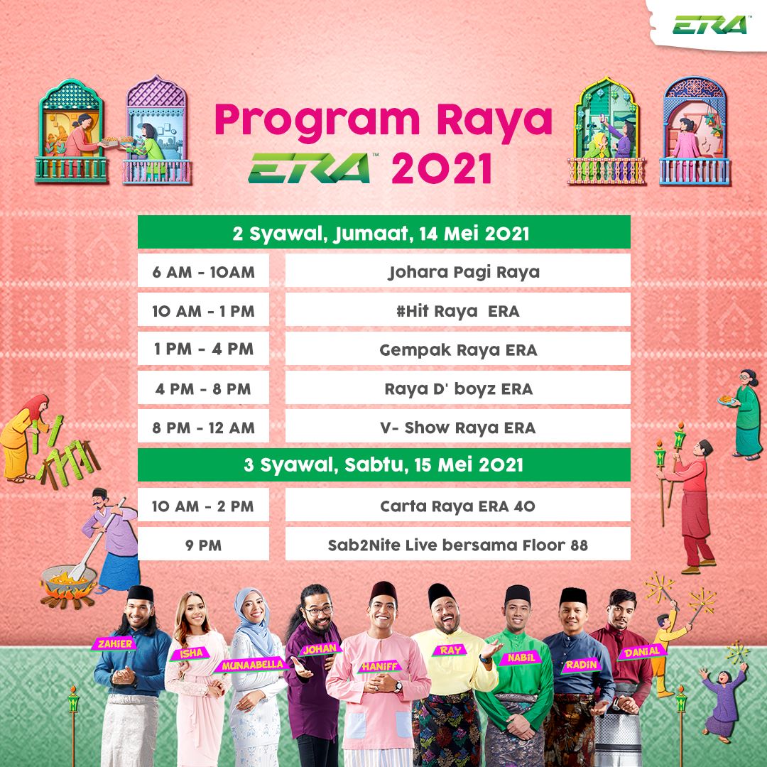 pkp kena duduk rumah? jangan risau, meriahkan raya anda bersama era