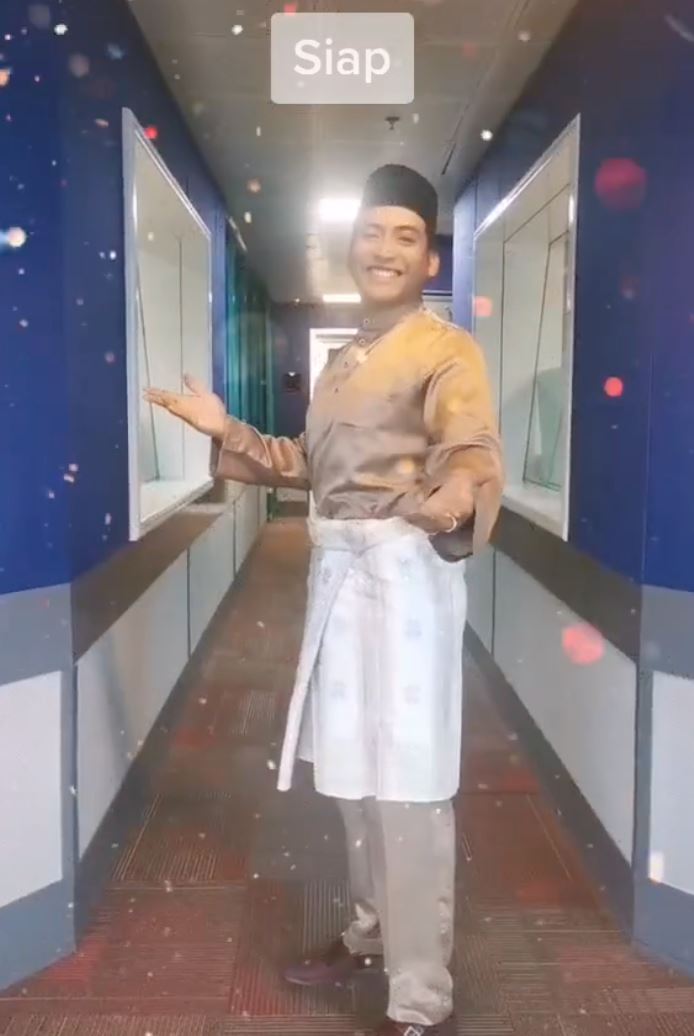 lajunya! haniff hamzah kongsi cara lipat kain samping dalam 15 saat