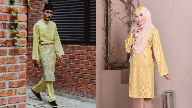 warna pakaian raya tampil ‘mood’ ceria di pagi aidilfitri