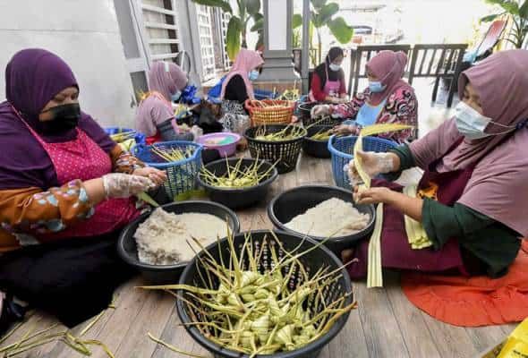 ketupat palas hasil air tangan golongan asnaf ‘laku keras’