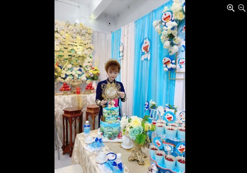 peminat tegar dari kecil, pasangan langsungkan majlis pertunangan tema doraemon